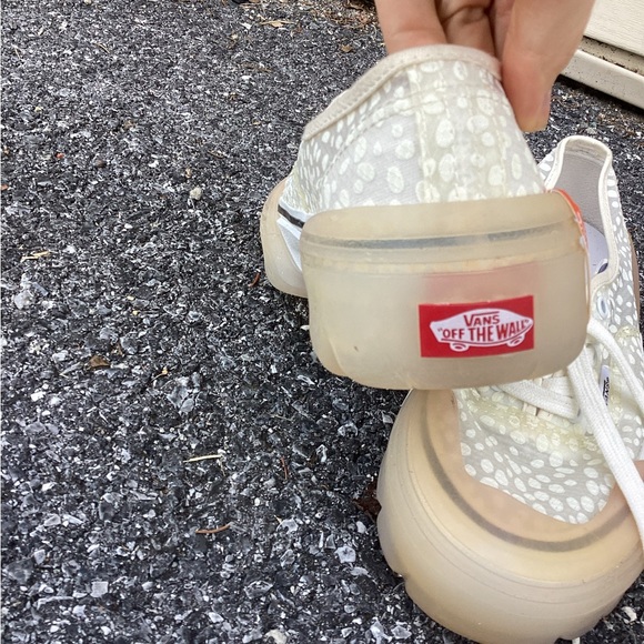 Vans Authentic DX Modular ‘Swap It’ White Dots Mesh Skate Shoes Women's Size 8 - Picture 5 of 7